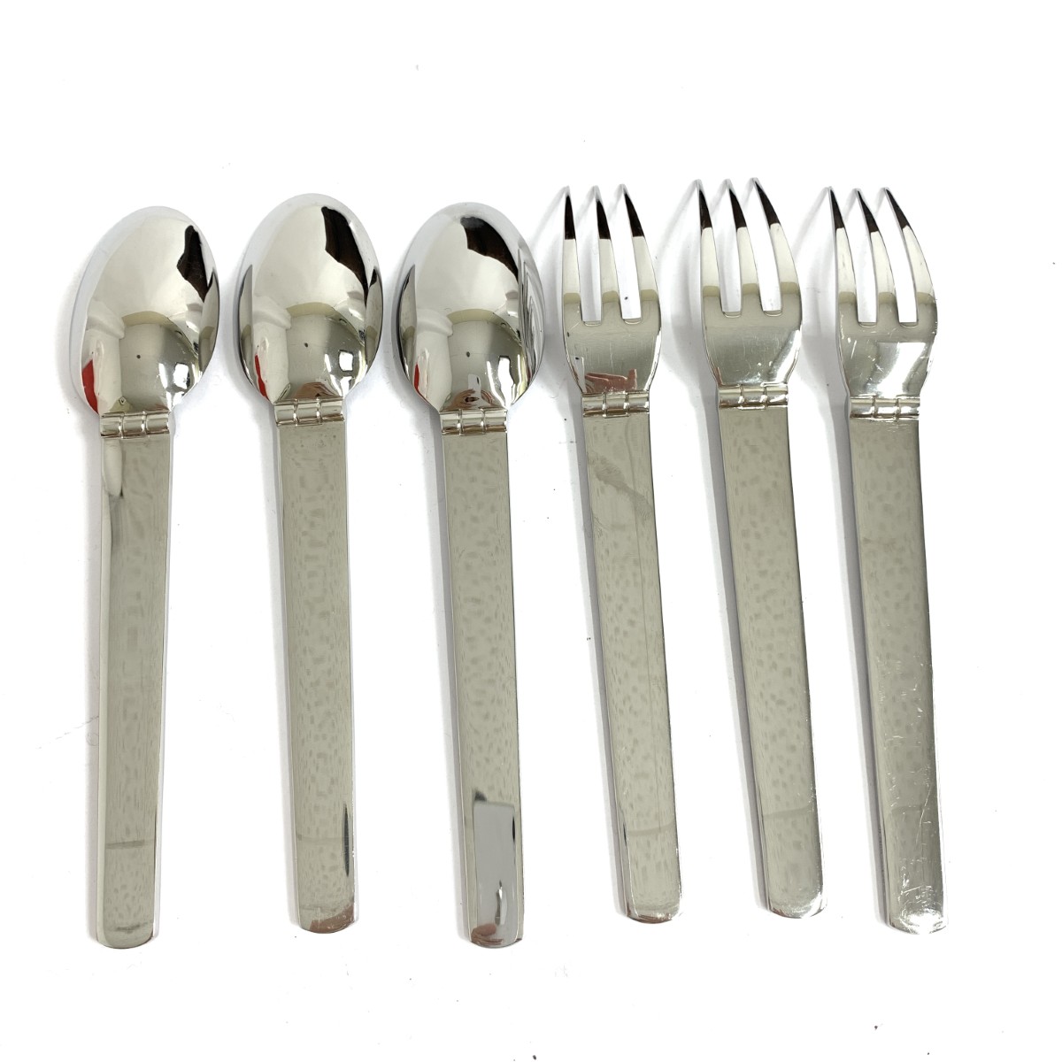 楽天市場】HERMES エルメス カトラリー スプーン3本フォーク3本/保存袋