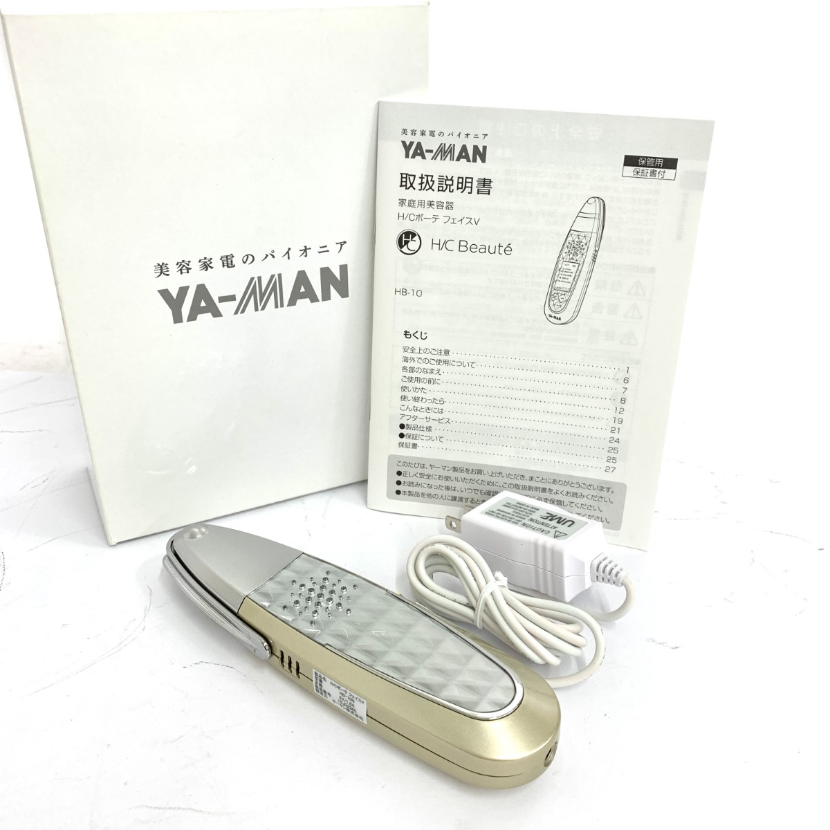 楽天市場】YA-MAN ヤーマン HCボーテフェイスV 美顔器 美品 HB-10N