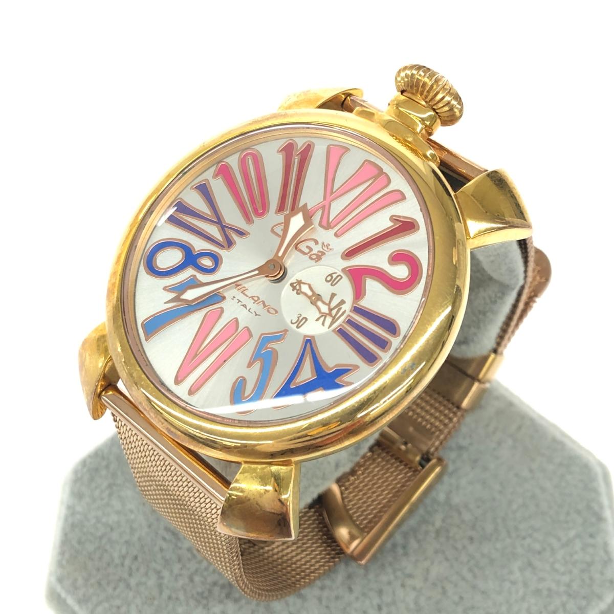 楽天市場】ガガミラノ 腕時計 ゴールドの通販