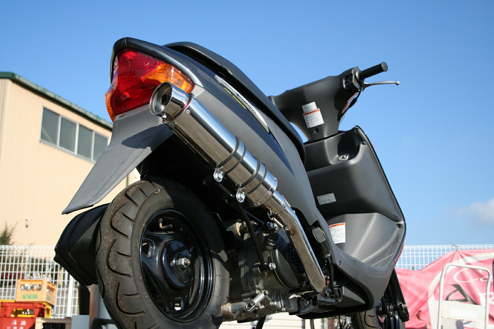 楽天市場】アドレスV125G バイクマフラー EBJ-CF4EA O2センサー車可