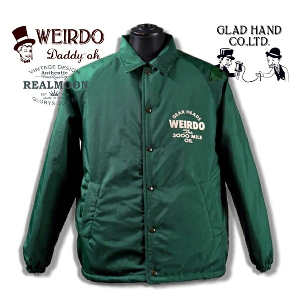 楽天市場】WEIRDO コーチジャケット No.WRD23AW06 