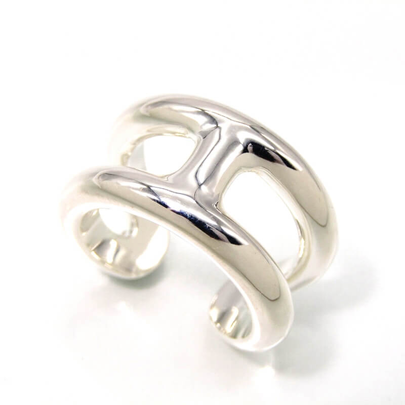 楽天市場】【中古】美品 HERMES エルメス リング オスモズPM #57 Osmos