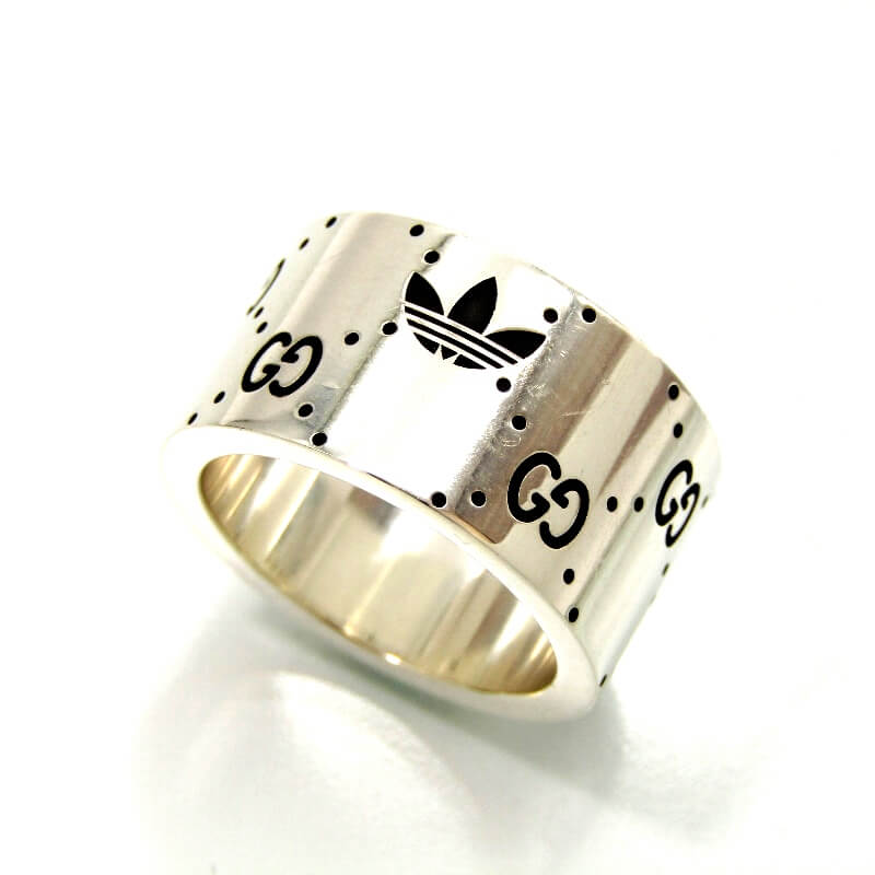 楽天市場】【中古】GUCCI × adidas グッチ アディダス リング エン