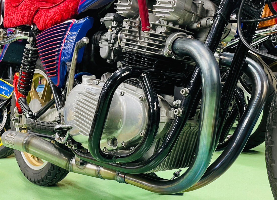 楽天市場】REDSTAGE GS400 猪管STREET ショート管タイプ オリジナル