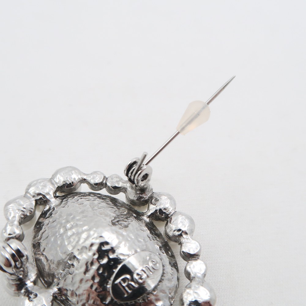 楽天市場】未使用 Rene ルネ ブローチ パール ストーン レディース