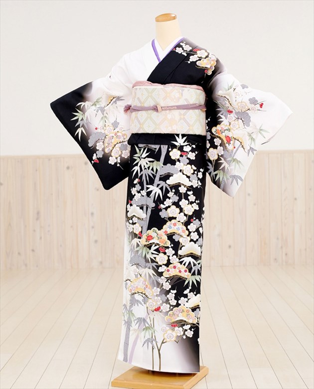 楽天市場】訪問着レンタル〔着物レンタル〕「花わらべ」ブランド×白黒