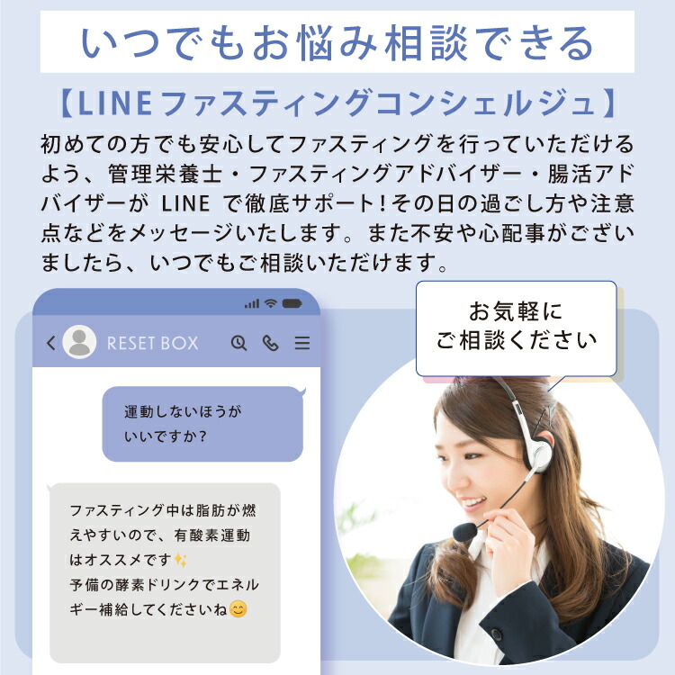 楽天市場】【嬉しい徹底サポート付き】RESET BOX ファスティングセット