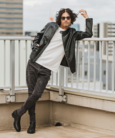 楽天市場】【CAMBIO(カンビオ)】PUシングルライダースジャケット : CAMBIO