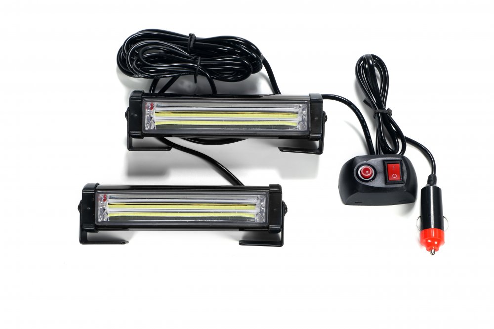 楽天市場】ストロボ ライト ホワイト 白色 車用 緊急点滅ランプ 警告灯