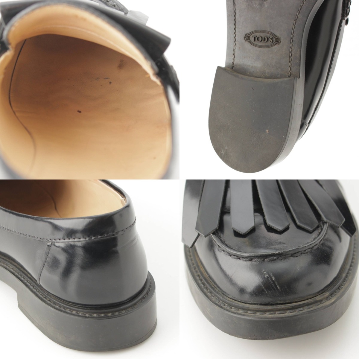 楽天市場】【トッズ】Tods ダブルT レザー タッセル ローファー