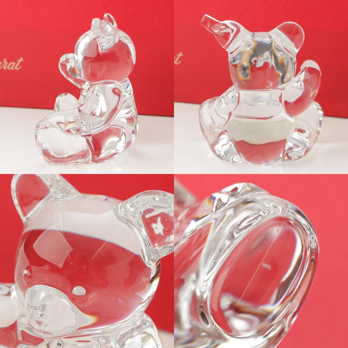 楽天市場】【シュタイフ】Steiff バカラ コラボ クリスタルペンダント