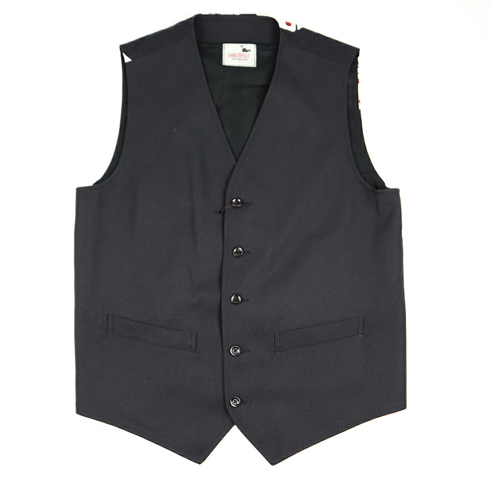 楽天市場】残りSサイズのみ ギャングスタービル ベスト/3ピース