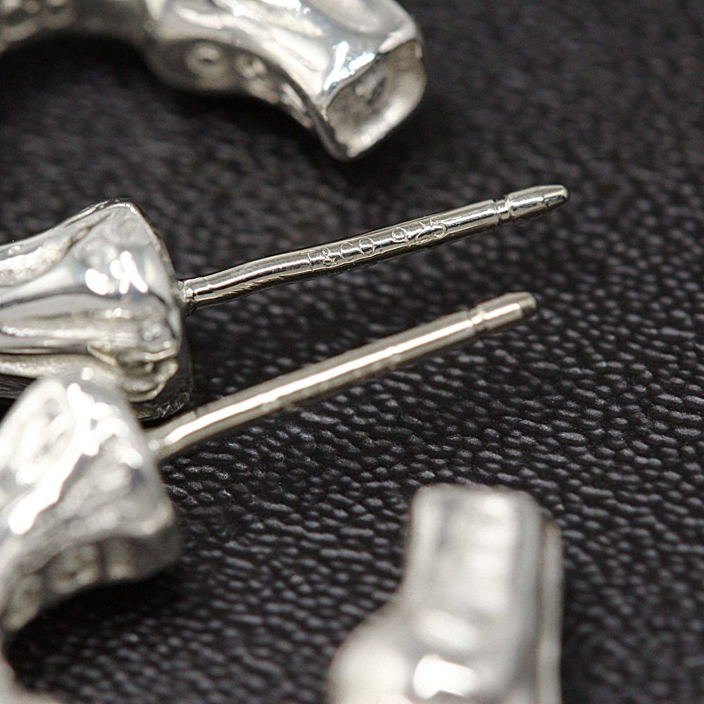 楽天市場】ティファニー バンブー/ボーン フープピアス/Sv925-5.8g