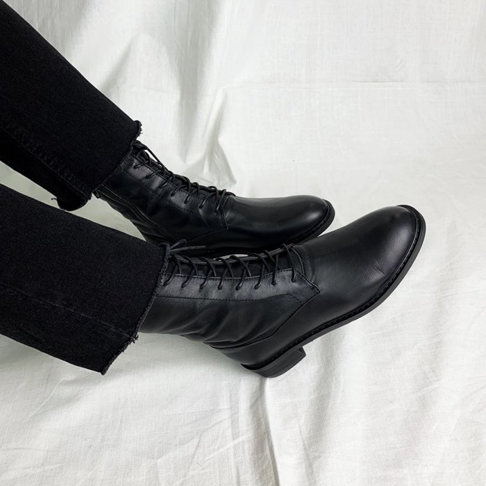 楽天市場】本革 レースアップブーツ 革 ブーツ レディース ショート