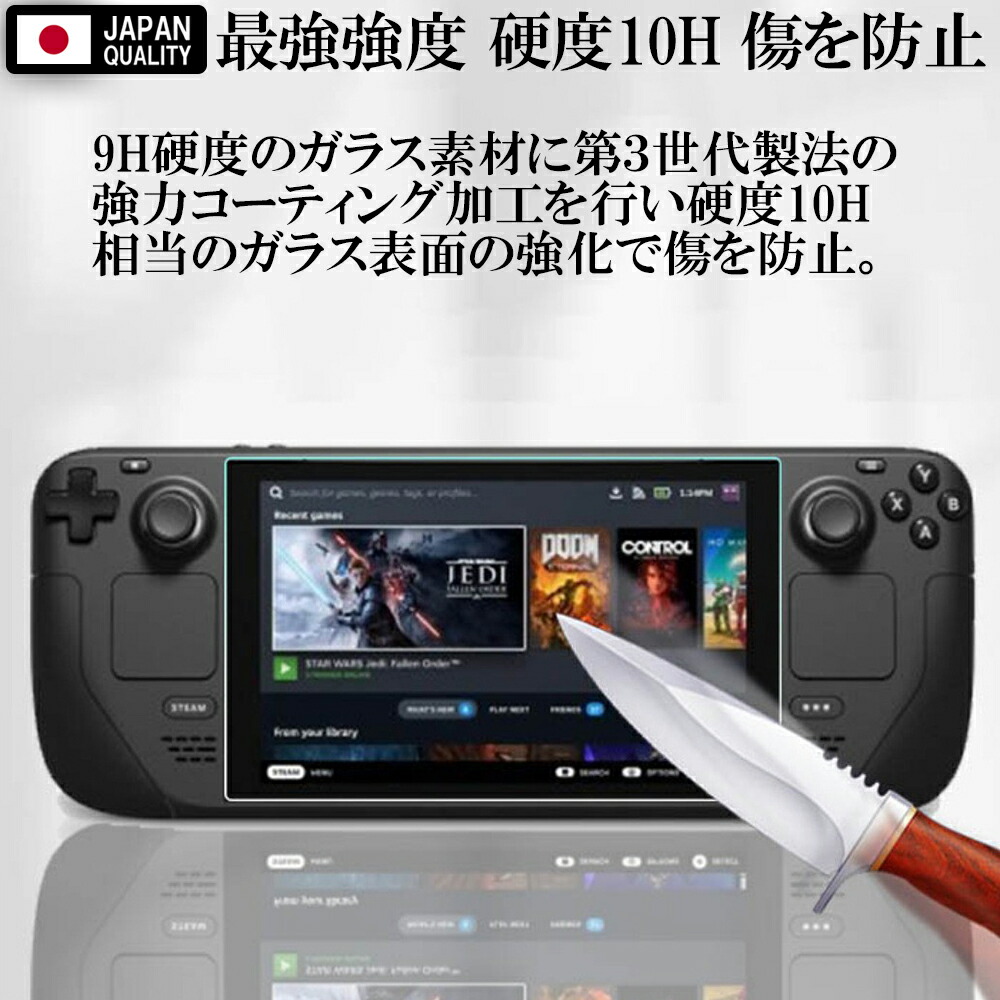 楽天市場】Steam Deck フィルム Steam Deck 保護フィルム スチーム