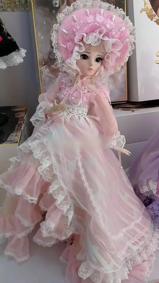 楽天市場】A061578プリンセスドール 60cm フランス人形本体 メイク