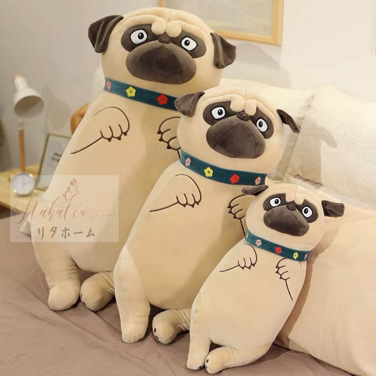 楽天市場】A000723パググッズ ぬいぐるみ パグ雑貨 パグ 部屋飾り90cm