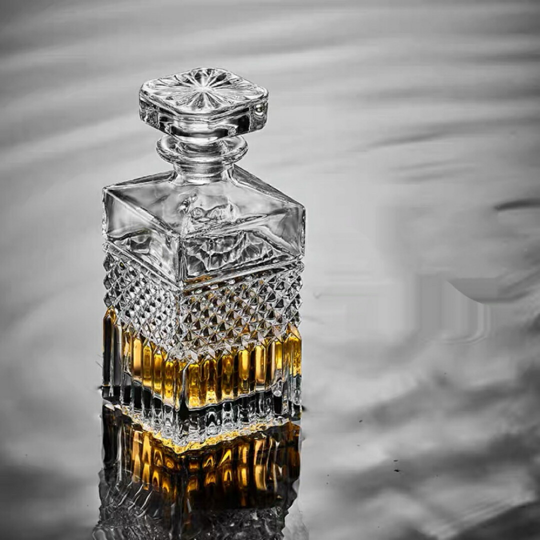 楽天市場】A038481高級デカンタとグラスセット ガラス食器 ウイスキー