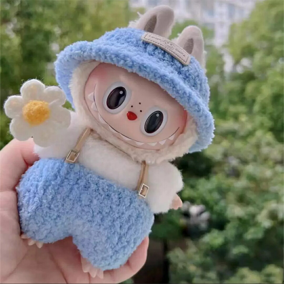 楽天市場】A034341新品2点セット labubuラブブぬいぐるみ服17cm着せ