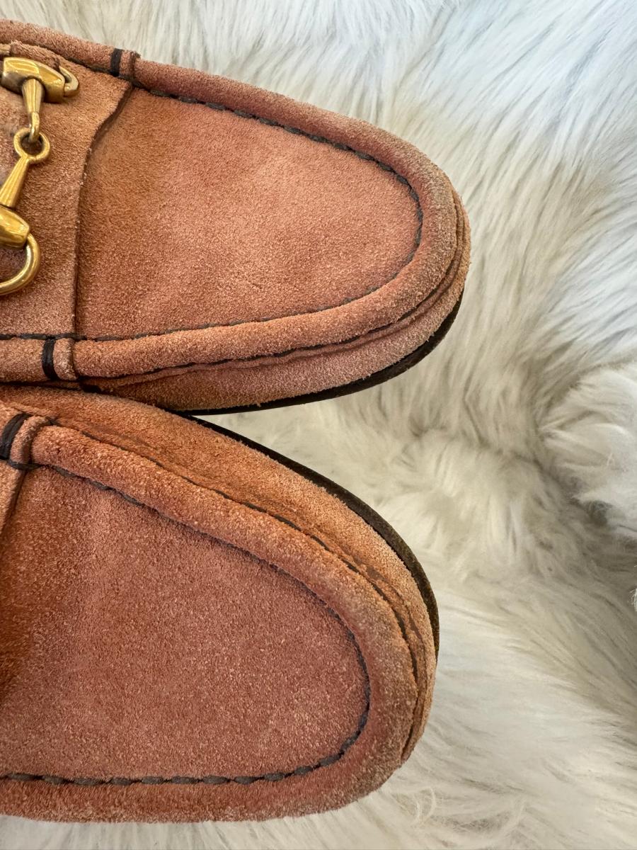 楽天市場】【中古】 GUCCI （グッチ） ﾛｰﾌｧｰ ホースビット スウェード