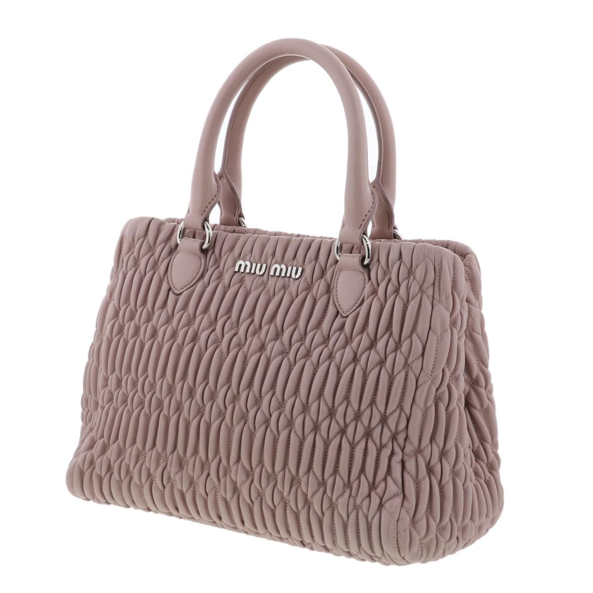 楽天市場】MIUMIU ミュウミュウ マテラッセ ナッパクリスタル 2WAY