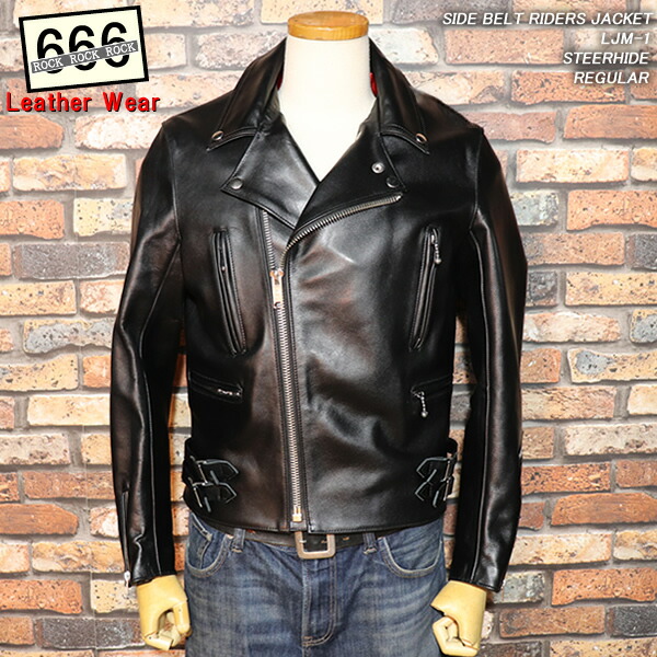 楽天市場】666 トリプルシックス SIDE BELT RIDERS JACKET サイド