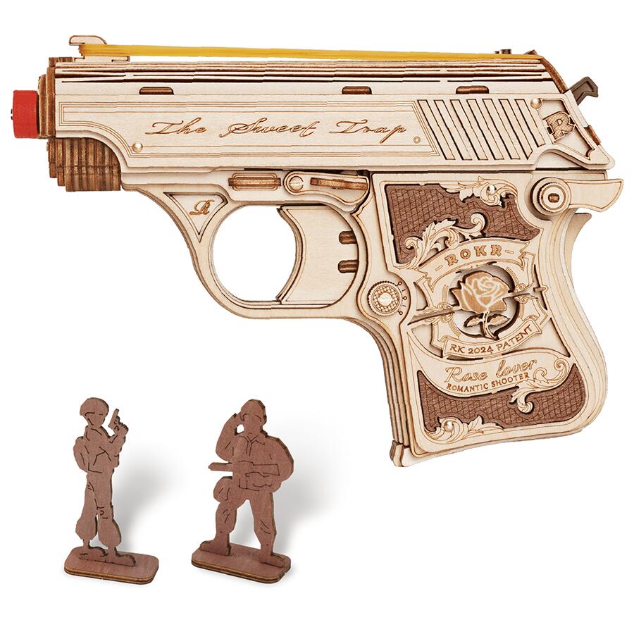 楽天市場】【297円OFF 原価2970円】ROKR 立体パズル 木製 輪ゴム