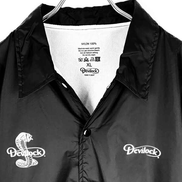 Everlast Devilock コーチジャケット ナイロンジャケット 黒 DEVILOCK