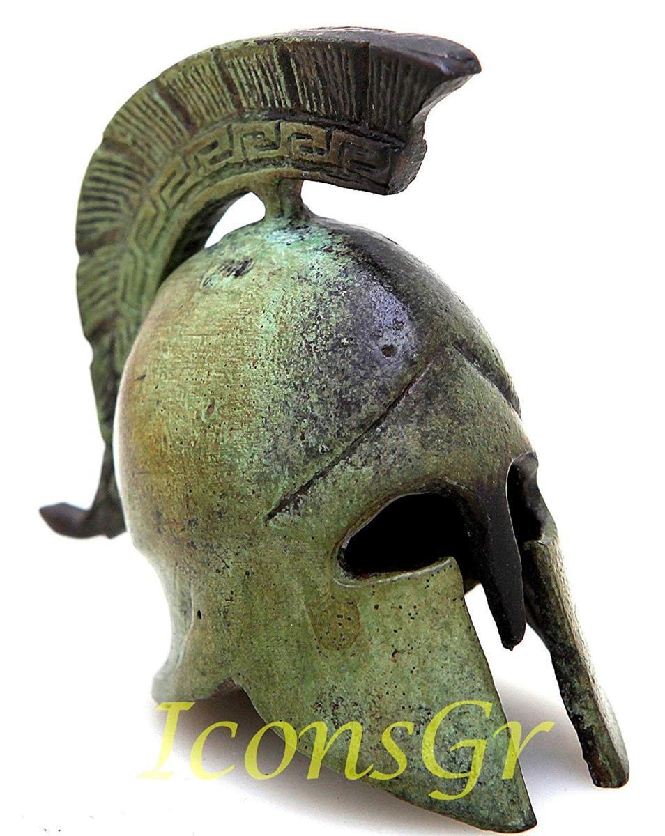 楽天市場】古代ギリシャ 青銅製アテネのヘルメット（兜）レプリカ彫像