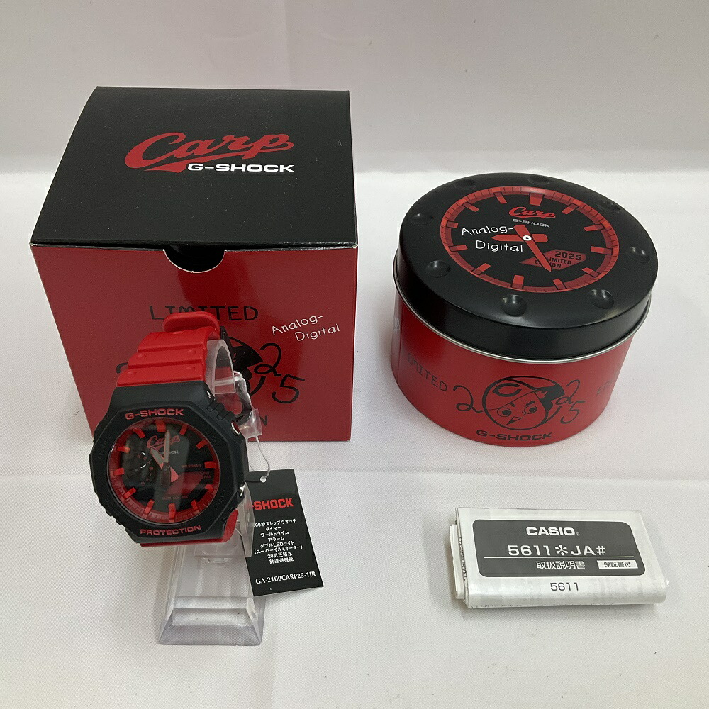 楽天市場】CASIO G-SHOCK 広島東洋カープ 2025年モデル GA-2100X 未