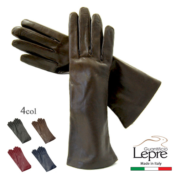 楽天市場】革手袋 レディース セミロング イタリア製 レザー グローブ
