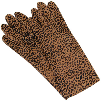 楽天市場】レオパード柄 レザーグローブウールライナーイタリア製 革