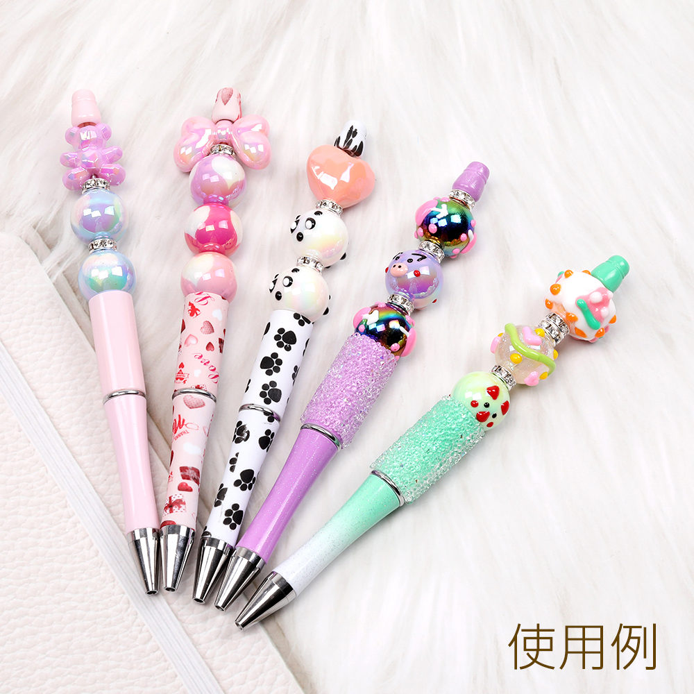 楽天市場】カスタムボールペン カスタムビーズボールペン オリジナル