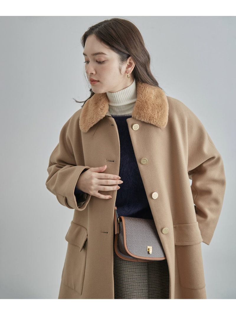 楽天市場】【SALE／50%OFF】【2way】ノーカラー/エコファー付け襟