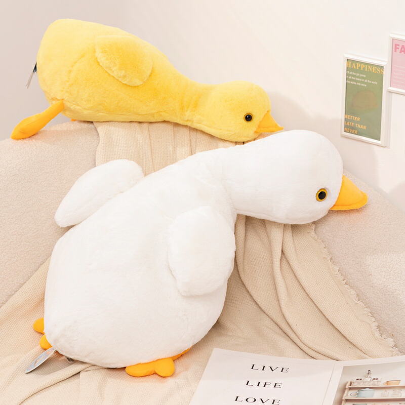 楽天市場】アヒル ぬいぐるみ 鴨 可愛いふわふわぬいぐるみ もちもち