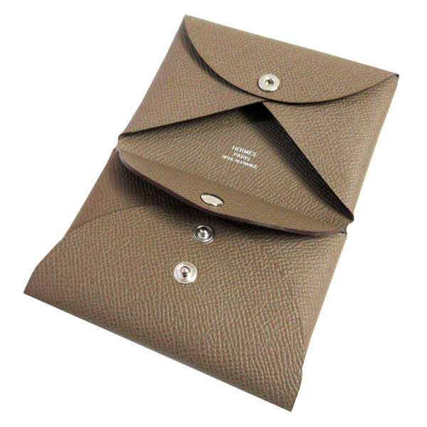 楽天市場】≪Brand new≫ HERMES Calvi Duo Compact card holder Epsom