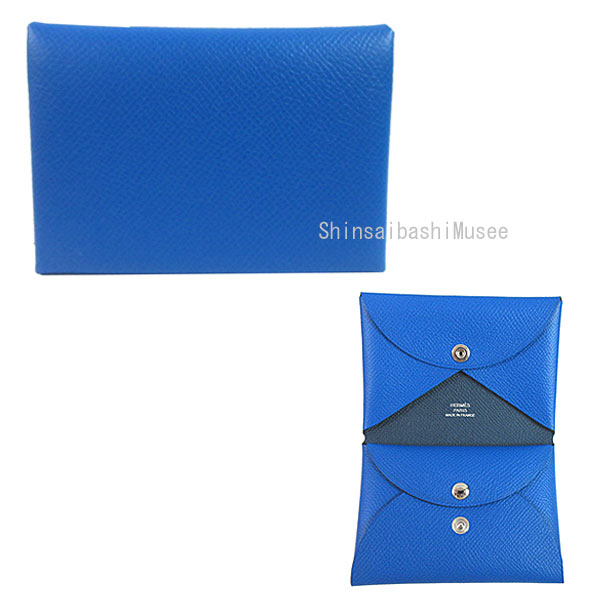 楽天市場】≪Brand new≫Hermes Card Case Calvi Duo Verso Bicolor