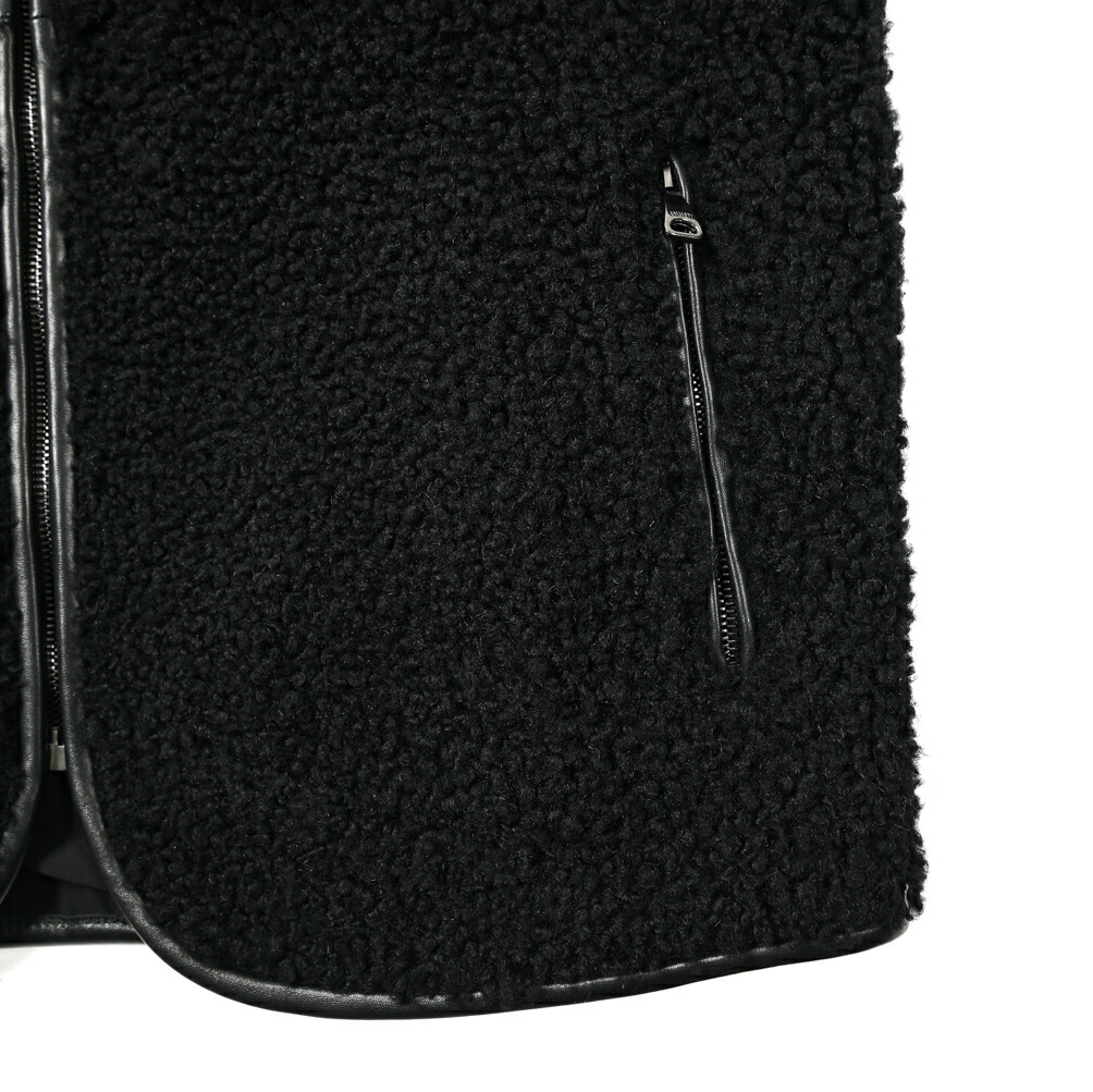 楽天市場】エンメティ EMMETI リバーシブル ムートンベスト スタンド