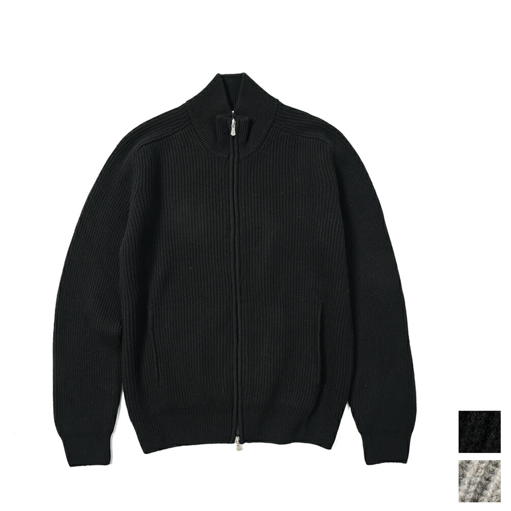 楽天市場】グランサッソ GRAN SASSO ジップアップ ニットセーター
