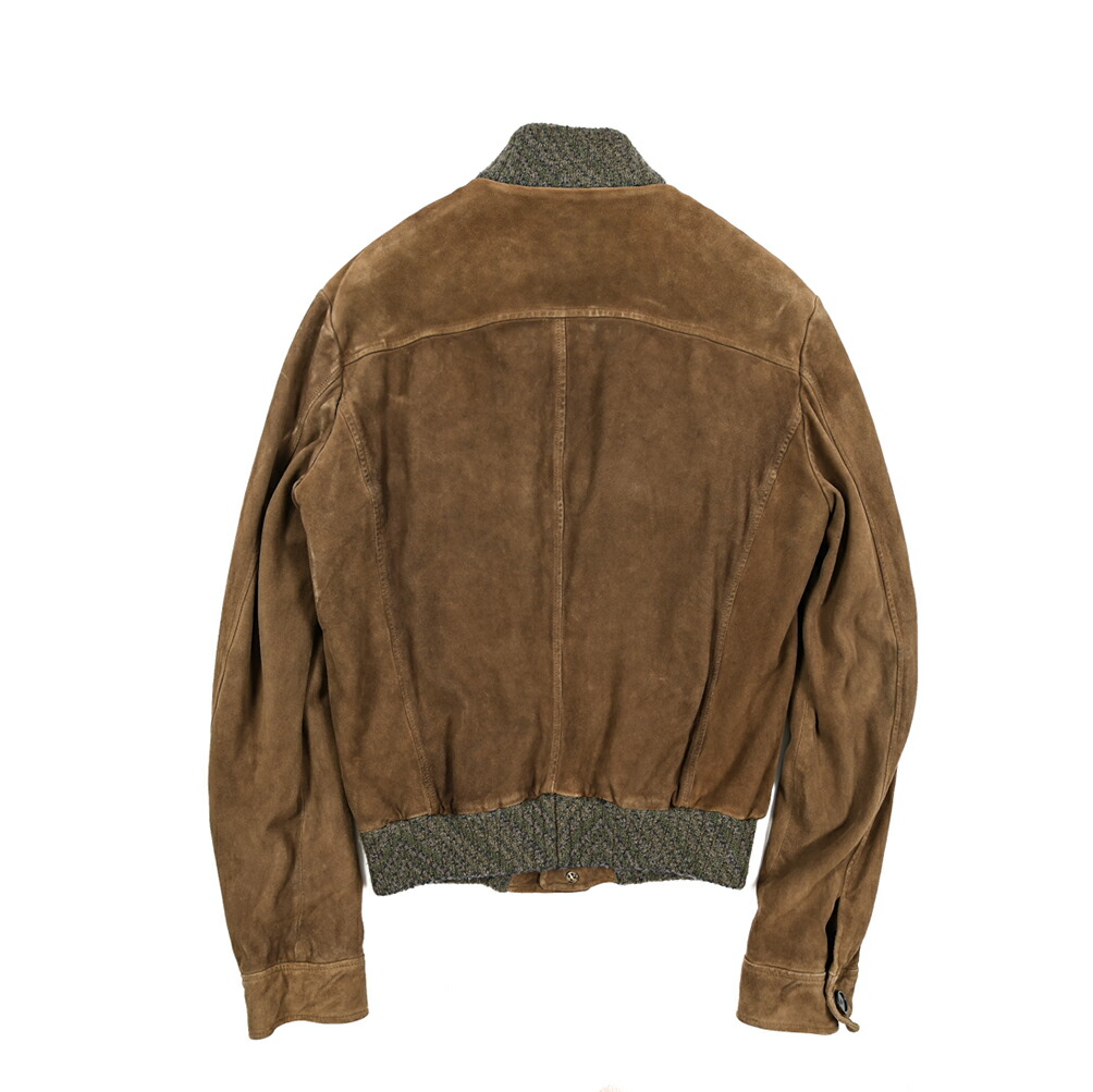 楽天市場】エトロ ETRO スエードレザー ジャケット スタンドカラー