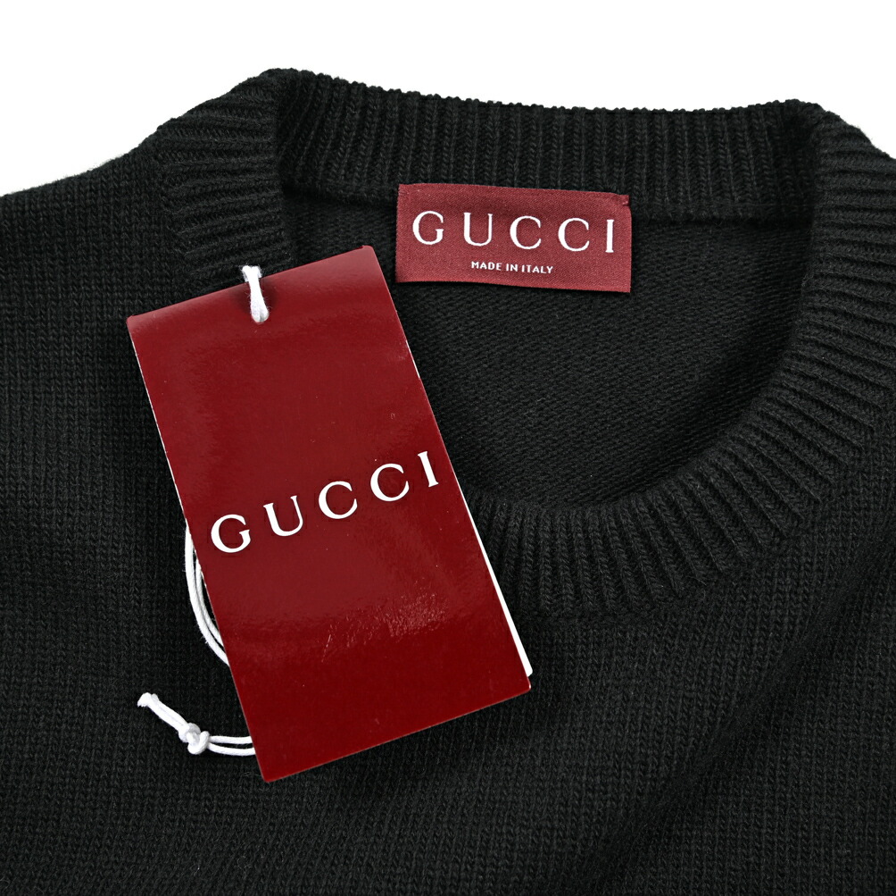 楽天市場】グッチ GUCCI ニットセーター クルーネック ミドルゲージ