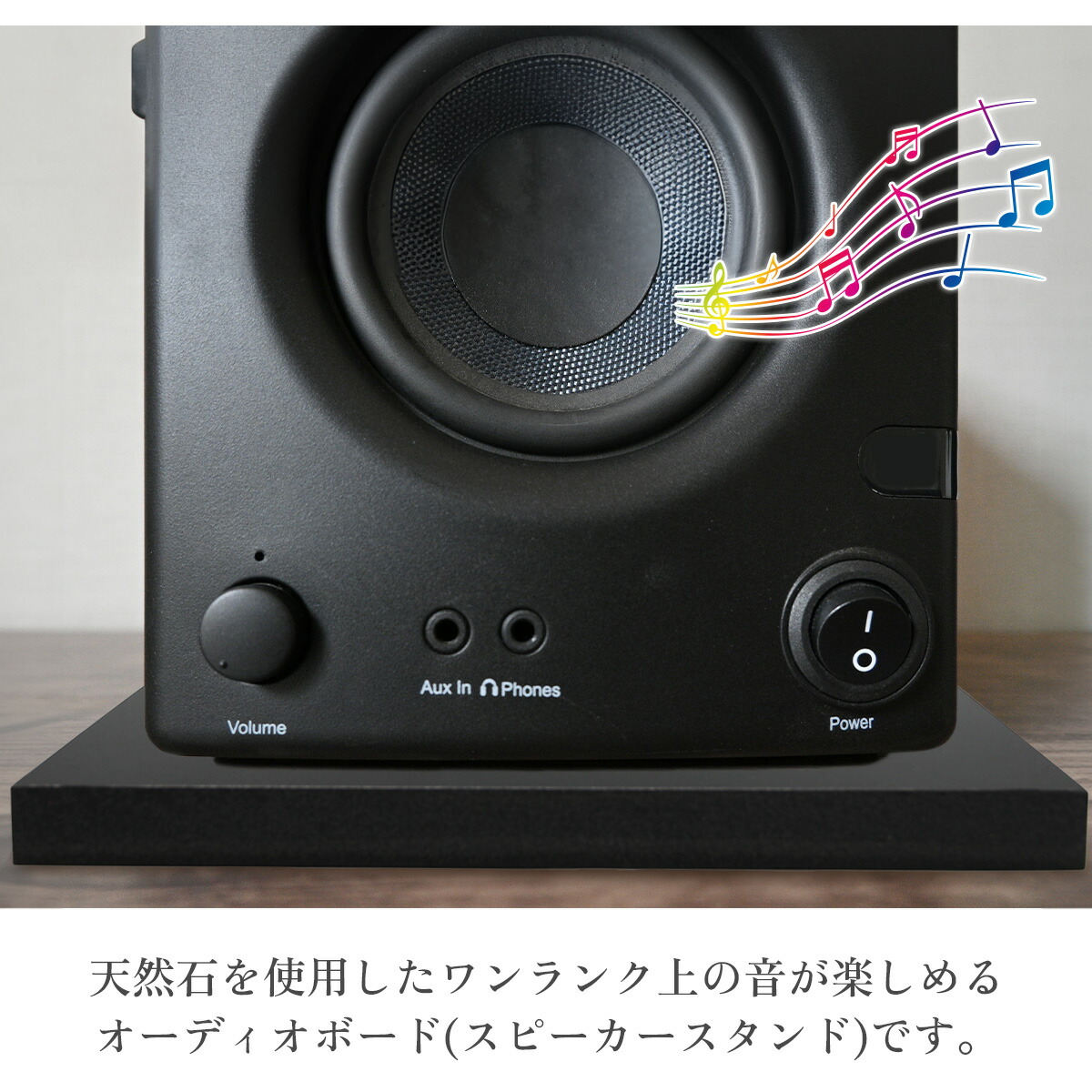 楽天市場】オーディオボード スピーカースタンド 黒 35×30cm 厚み2.5cm