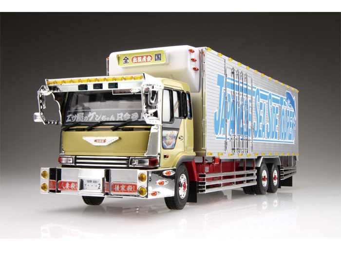 楽天市場】アオシマ プラモデル 1/32 バリューデコトラ No.24 エサ屋の