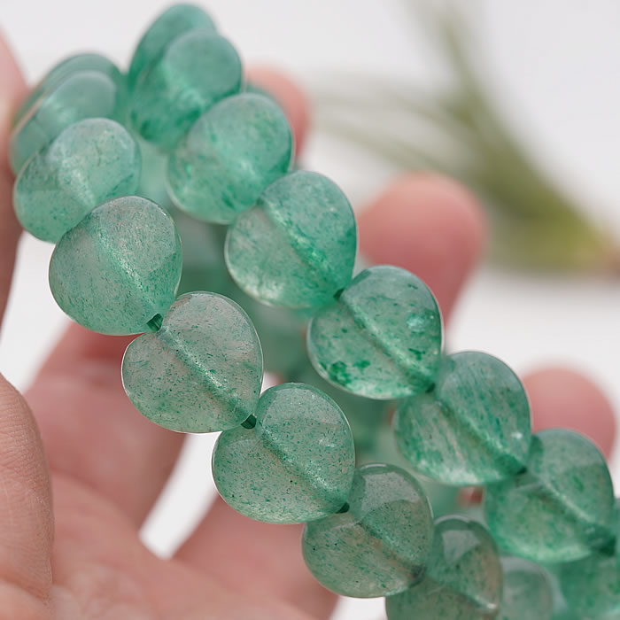 楽天市場】【高品質】【希少】グリーンストロベリークォーツ ハート