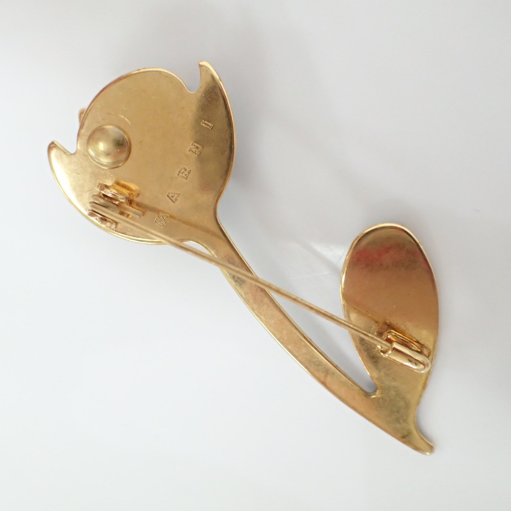 楽天市場】【MARNIマルニ】フラワーモチーフ ブローチ 2点セット