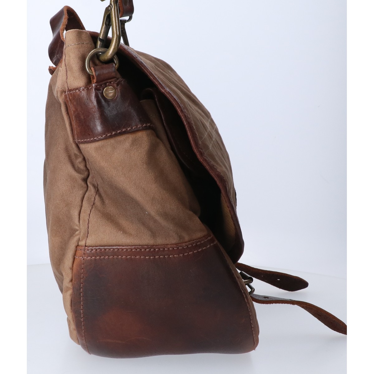 楽天市場】RRL ダブルアールエル キャンバス/レザー メッセンジャー