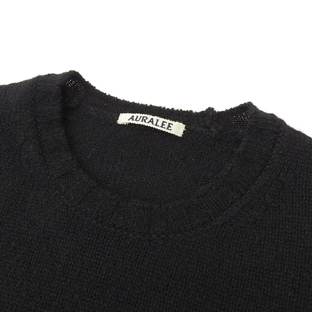 楽天市場】AURALEE オーラリー SHETLAND WOOL CASHMERE ニットTシャツ