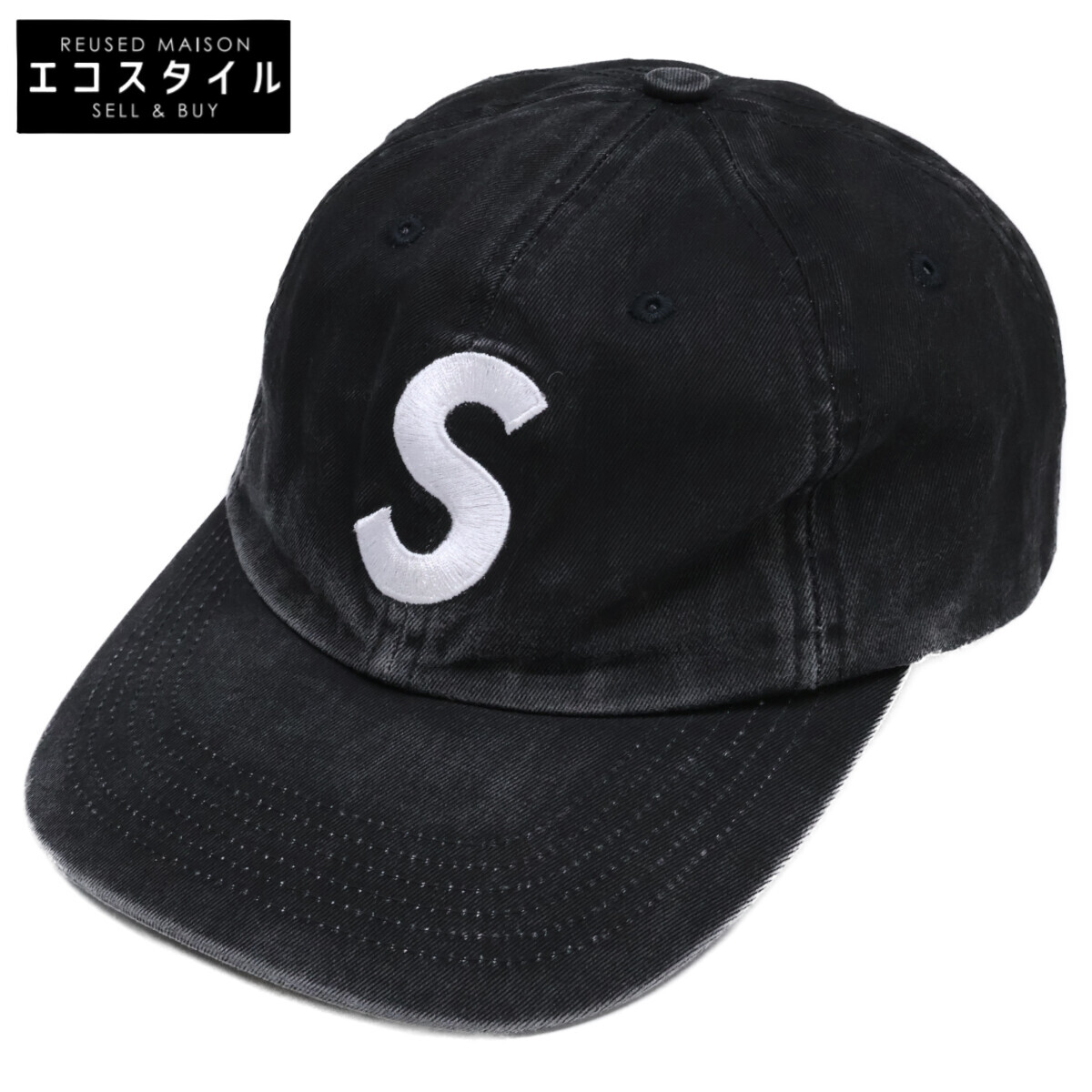 楽天市場】supreme キャップ sロゴ ブラックの通販
