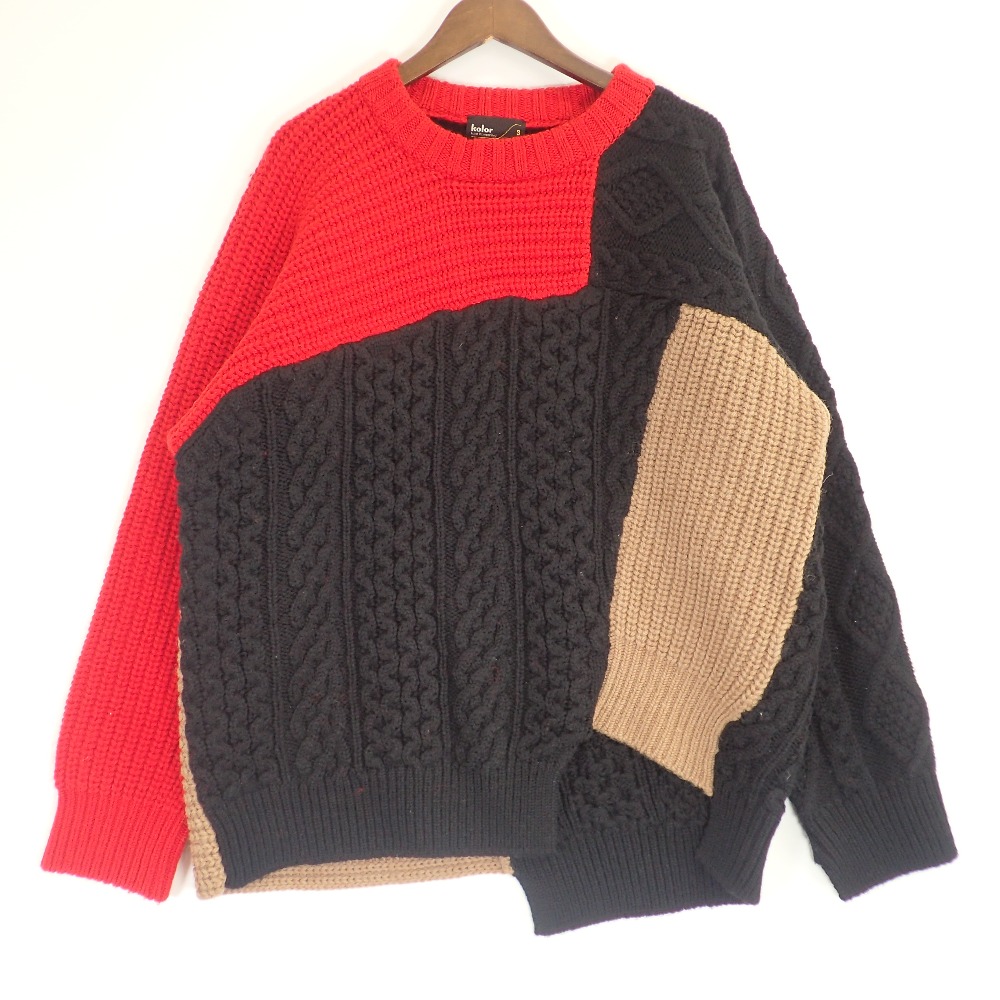 楽天市場】kolor カラー 21AW 21WCM-N11310S マルチカラー クレイジー