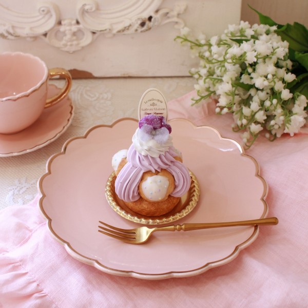 楽天市場】プレート ピンク デザートプレート ケーキ皿 ケーキプレート